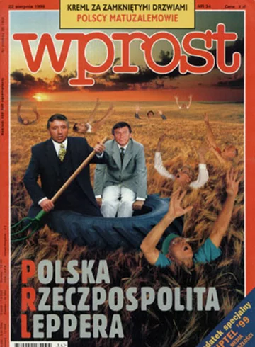 Okładka tygodnika Wprost nr 34/1999 (873)