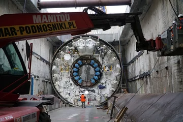 Świnoujście. Prace na budowie tunelu pod Świną 