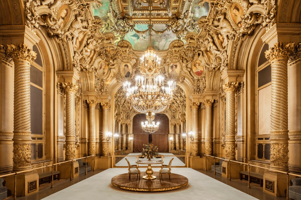 Pokój do wynajęcia oraz wnętrza w Palais Garnier 