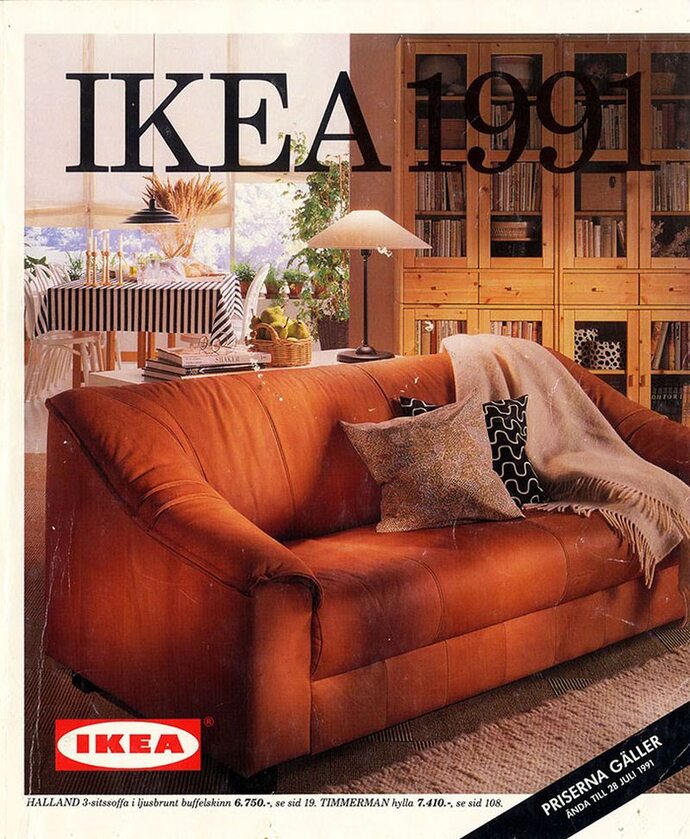 Okładka katalogu IKEA z 1991 roku 