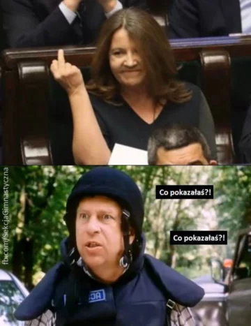 Mem po geście posłanki Lichockiej 