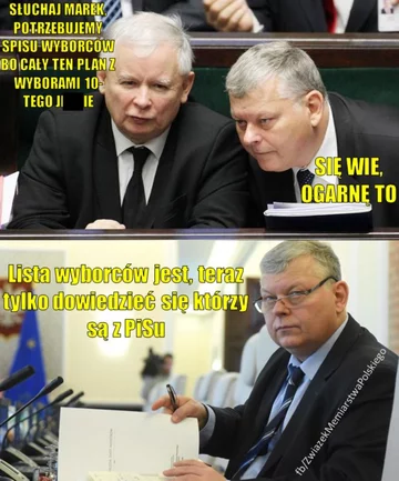 Memy z niedoszłych wyborów 10 maja 