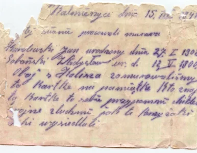 Miniatura: W trakcie remontu dworca znaleziono list w...