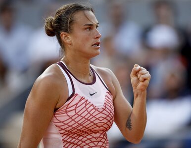 Miniatura: Aryna Sabalenka znów prowokuje....