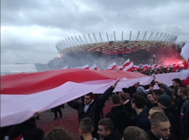Marsz Niepodległości (fot. Twitter/Paweł Ozdoba)