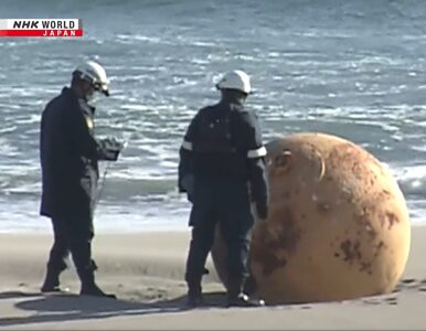 Podejrzane znalezisko w Japonii. Metalową kulę badają saperzy