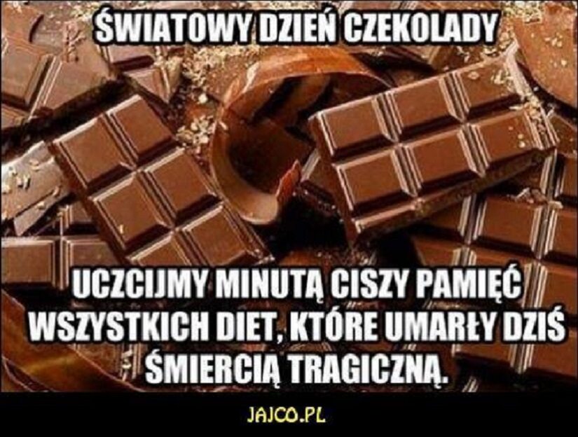 Memy z okazji Światowego Dnia Czekolady 