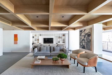 Słoneczny apartament w São Paulo, projekt Coletivo Arquitetos v2com, 3039-02