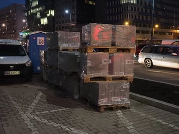 Rondo Dmowskiego i centrum Warszawy w przededniu Marszu Niepodległości 