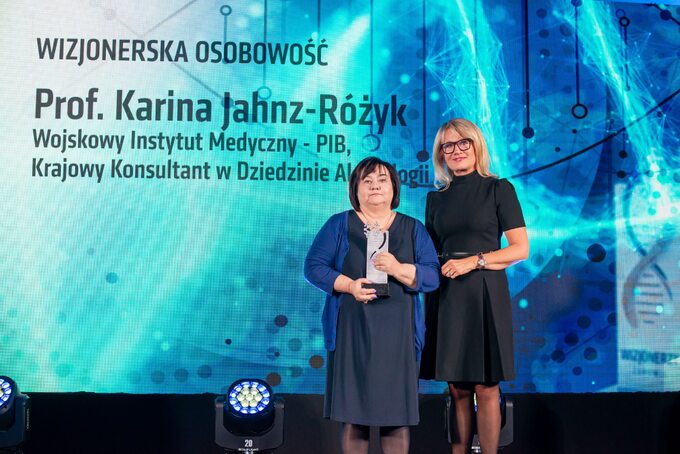 Prof. Karina Jahnz-Różyk z nagrodą Wizjonerska Osobowość