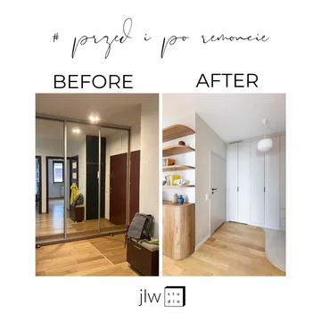 Mieszkanie dla rodziny 2+1, projekt i nadzór nad realizacją: Joanna Lemka-Wójcik, jlw studio 