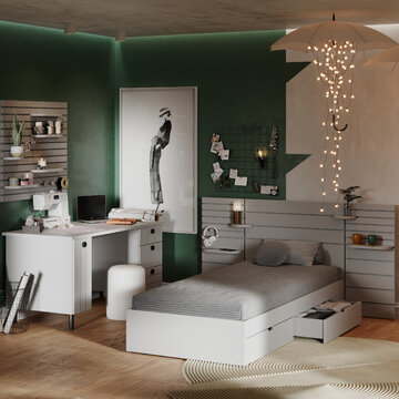 Kolekcja mebli dla młodych dorosłych Match, proj. Grynasz Studio 