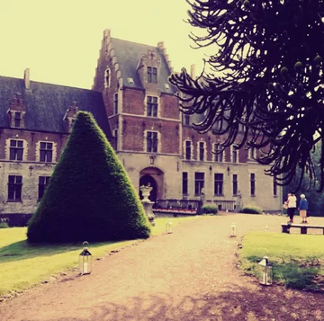 Teren zamku Rubensa w Elewijt 