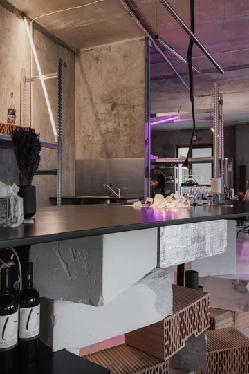 Venue 54 pop up Restaurant, Ryga. Projekt: Open AD 