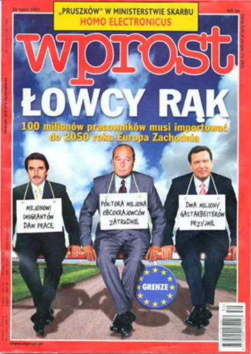 Okładka tygodnika Wprost nr 30/2001 (974)