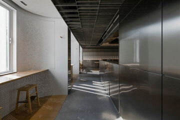 Restauracja Zentral Kitchen, projekt Lukstudio