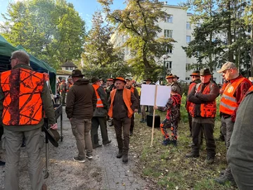 Protest myśliwych w Warszawie 