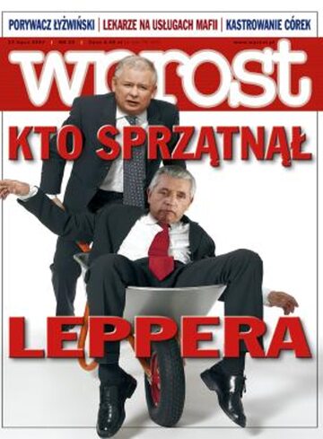 Okładka tygodnika Wprost nr 29/2007 (1282)