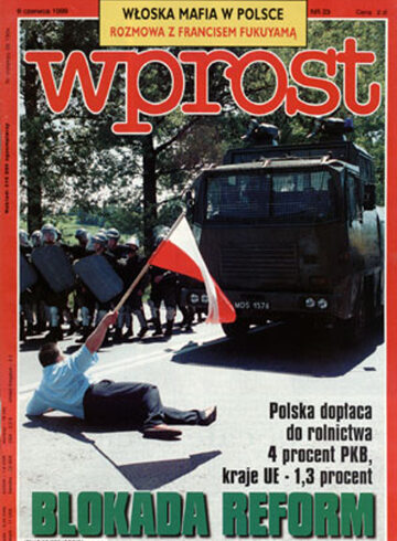 Okładka tygodnika Wprost nr 23/1999 (862)