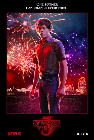 Plakat zapowiadający trzeci sezon "Stranger Things" 