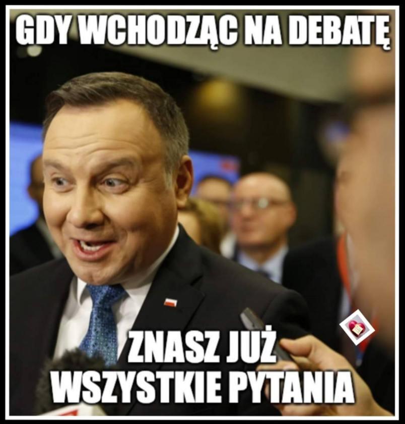 Mem po debacie prezydenckiej 