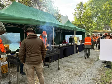 Protest myśliwych w Warszawie 