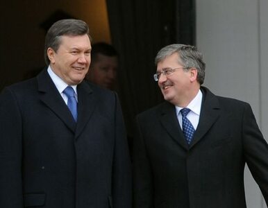 Miniatura: Komorowski spotkał się z Janukowyczem