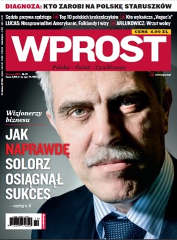 Okładka tygodnika Wprost nr 12/2010 (1416)