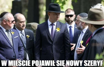 Mem z Andrzejem Dudą 
