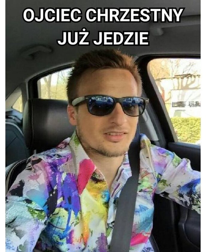 Mem ze Sławomirem Peszko 