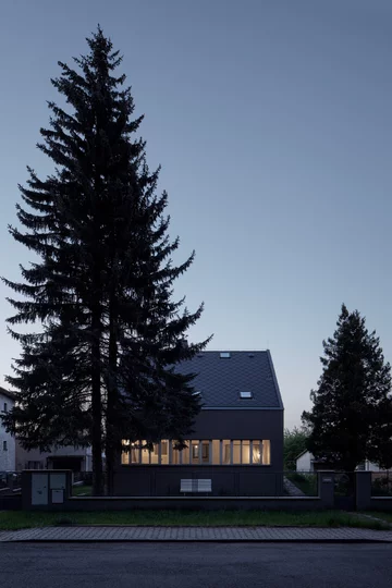 Renowacja podmiejskiego domku, projekt Kaa Studio Linka, forest, Kaa