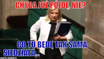 Mem nawiązujący do filmu „Psy” 