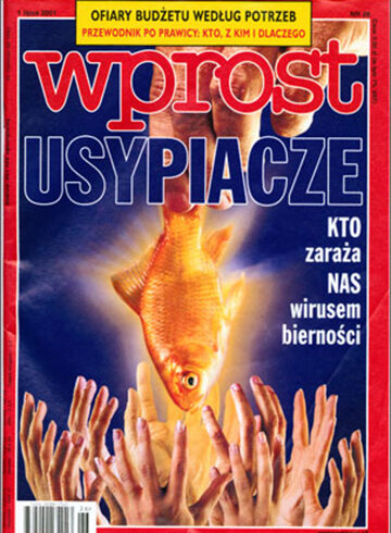 Okładka tygodnika Wprost nr 26/2001 (970)