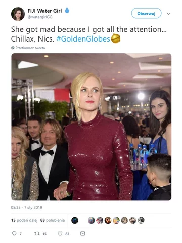 "Wściekła się, bo zgarnęłam całą uwagę. Wyluzuj Nicole" 