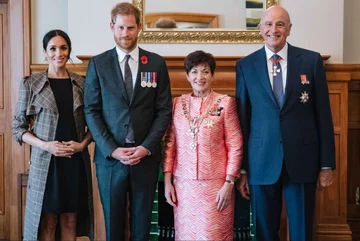 Książę Harry  i księżna Meghan w Nowej Zelandii 