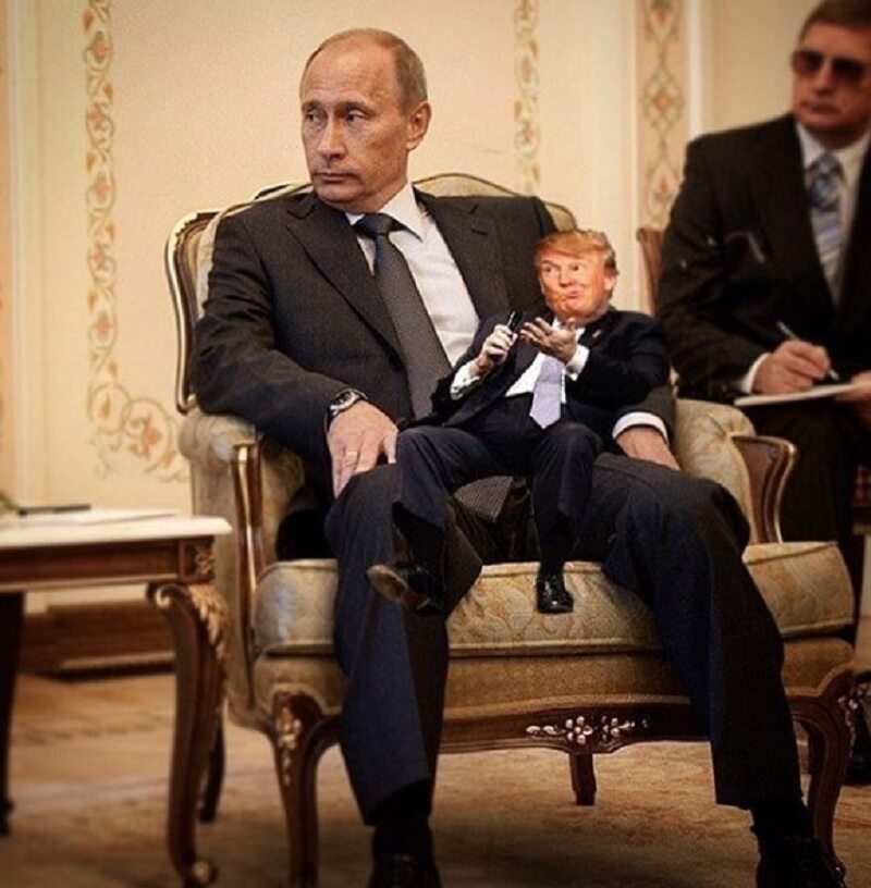 Mem po spotkaniu Władimira Putina z Donaldem Trumpem 