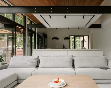 Drewniany dom jednorodzinny, projekt Matière Première Architecture v2com, 5891-02, Matière Première Architecture