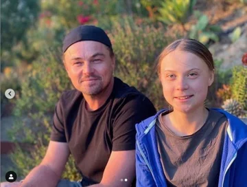 Leonardo DiCaprio i Greta Thunberg 