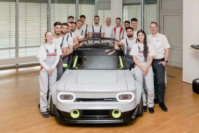 Projekt praktykantów z Audi Neckarsulm: NSU Prinz z napędem e-tron