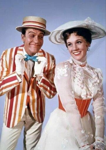 Dick Van Dyke w&nbsp;filmie &bdquo;Mary Poppins&rdquo; (1964)
