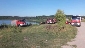 Akcja poszukiwawcza nad jeziorem Toczyłowo 