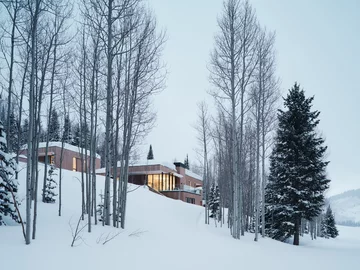 Dom w górach, projekt Sparano + Mooney Architecture 