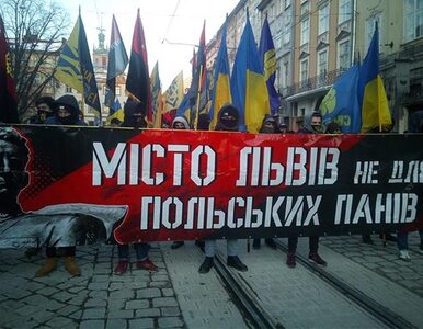 Miniatura: Antypolska demonstracja na Ukrainie. „Lwów...