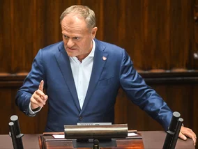 Miniatura: Donald Tusk nagle przerwał wystąpienie....