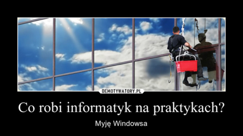 Mem o informatykach 