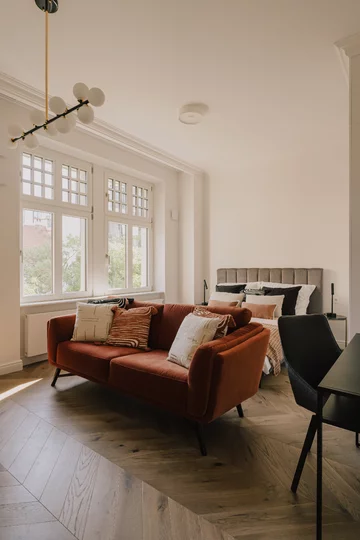 Małe mieszkanie w kamienicy, projekt KODO KODO, małe mieszkanie, kamienica, wrocław