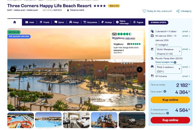 Egipt all inclusive