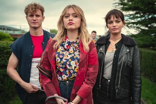 Aimee Lou Wood jako Aimee Gibbs w 3. sezonie serialu „Sex Education”