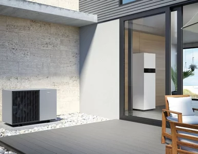 Miniatura: Sprawność pompy ciepła w zależności od...