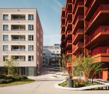 Modern Mokotów powstaje na terenie dawnego kompleksu biurowego Empark Mokotów. Masterplan inwestycji opracowała pracownia BBGK Architekci 